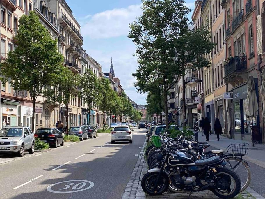 Charmant Duplex Privatise, Climatise, 2 Chambres Strasbourg Exteriör bild
